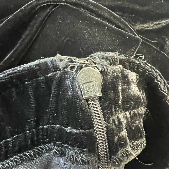 Free People Dance The Night Away black velvet skort size 12 - Picture 13 of 16